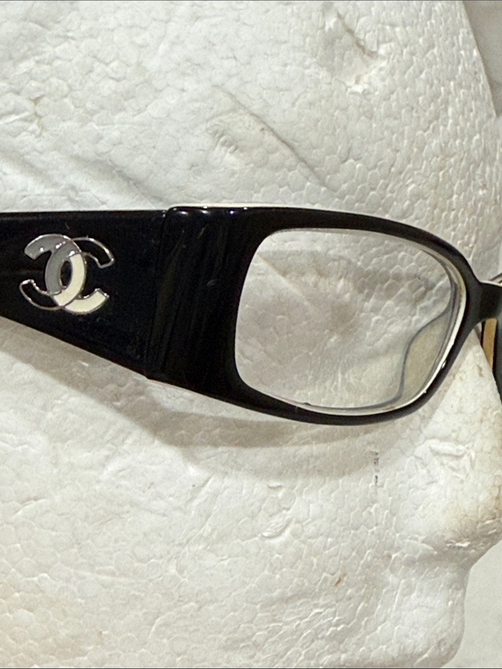 CHANEL Black Eyewear glasses 👓 CC Logo 3094 C 860 5-016 135 made in Italy
